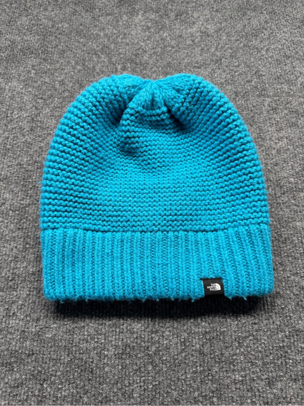 The North Face Women’s Bright Turquoise Knit Cuffed Beanie